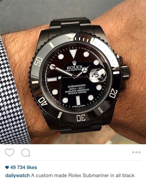 rolex black watch|all black Rolex watches.